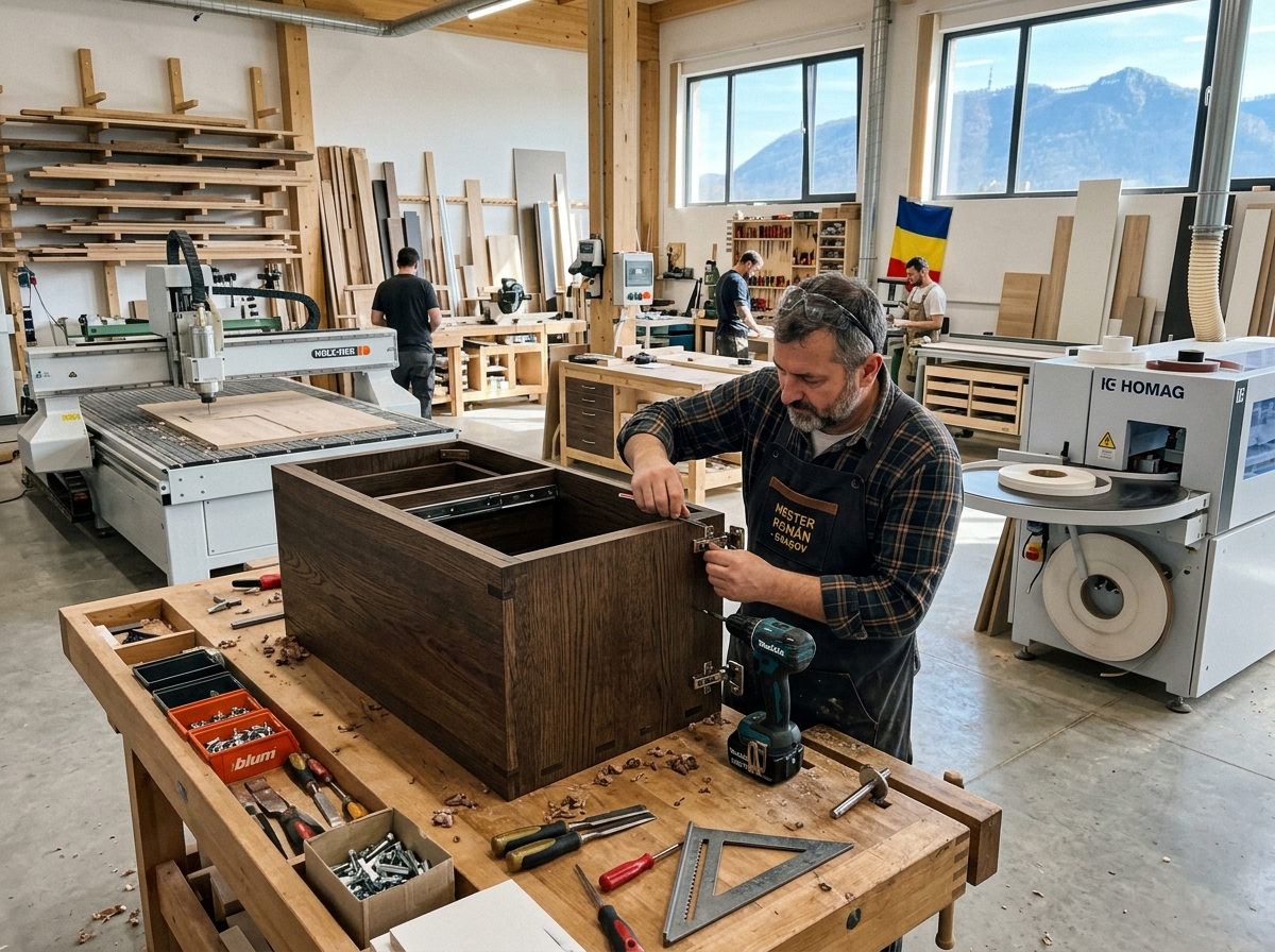 Atelier Remobi Brașov materiale mobilier la comandă MDF PAL cuarț